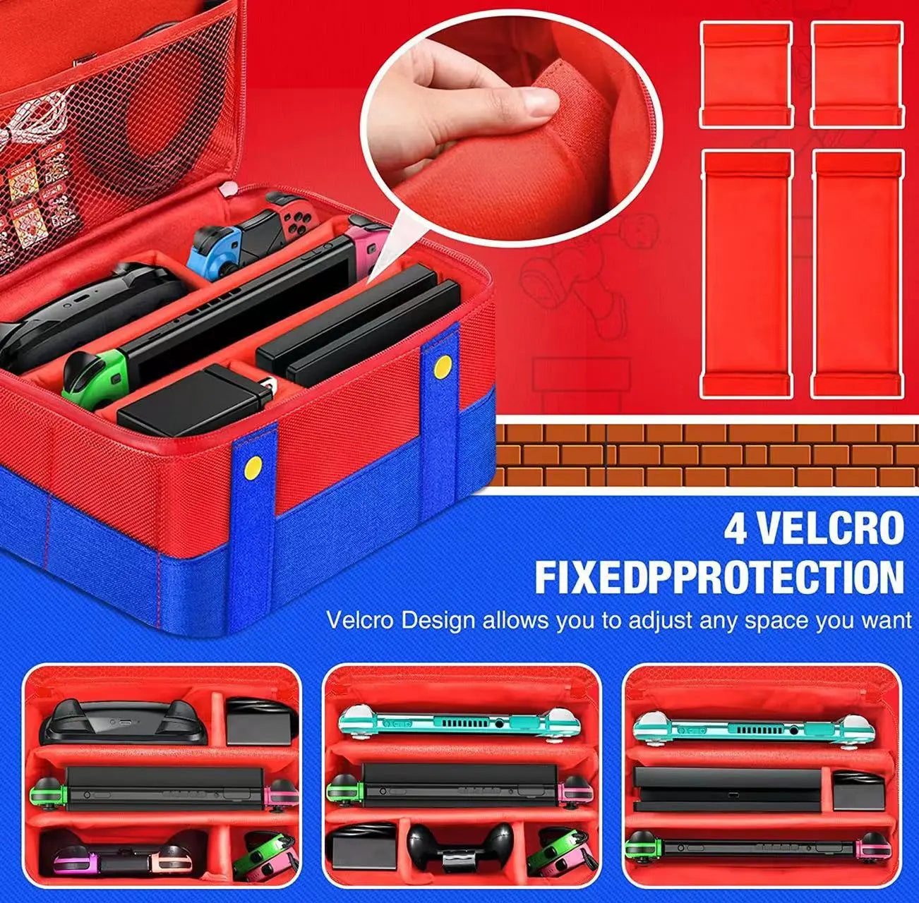 Mario Storage Bag for Nintendo Switch