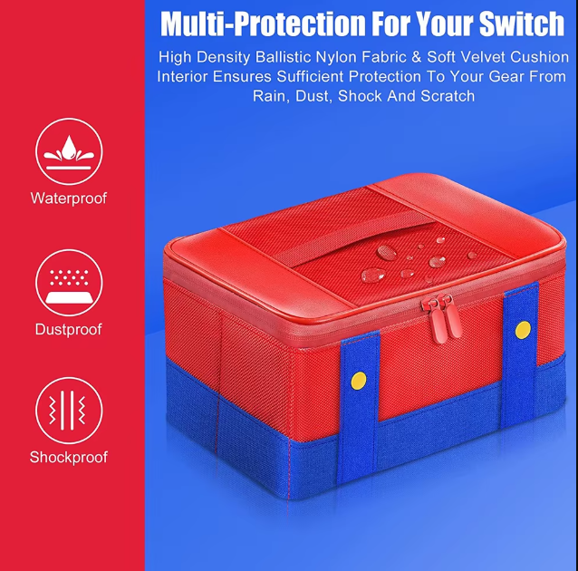 Mario Storage Bag for Nintendo Switch
