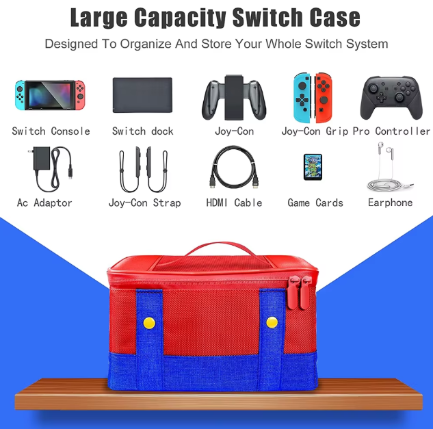 Mario Storage Bag for Nintendo Switch