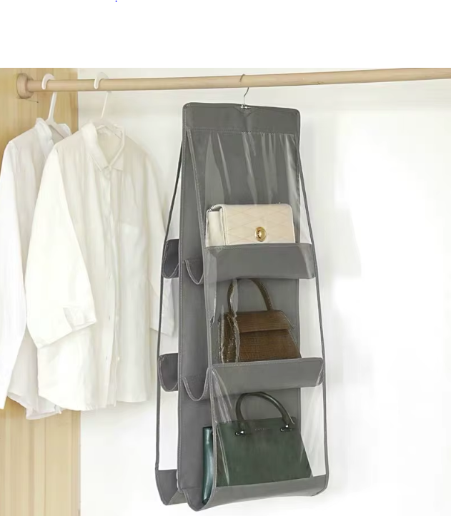 Hanging Handbag Organizer Storage Bag Wardrobe Closet for Purse, Clutch Pack of 2