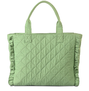 Quilted Canvas Tote Bag